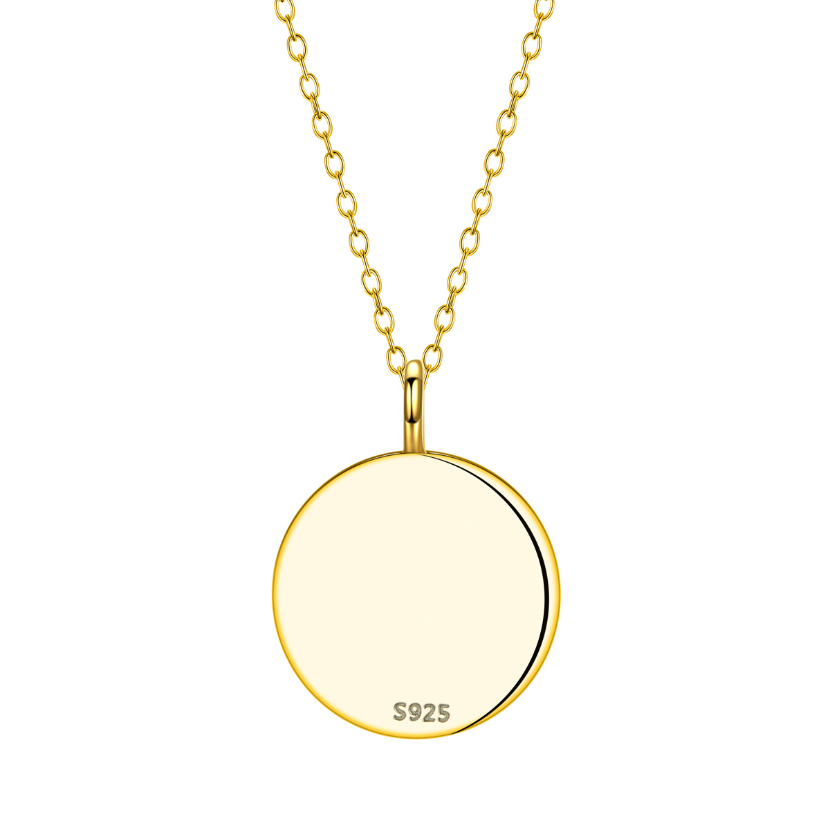 Geometric flower pendant necklace