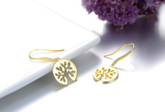 tree of live hook earrings