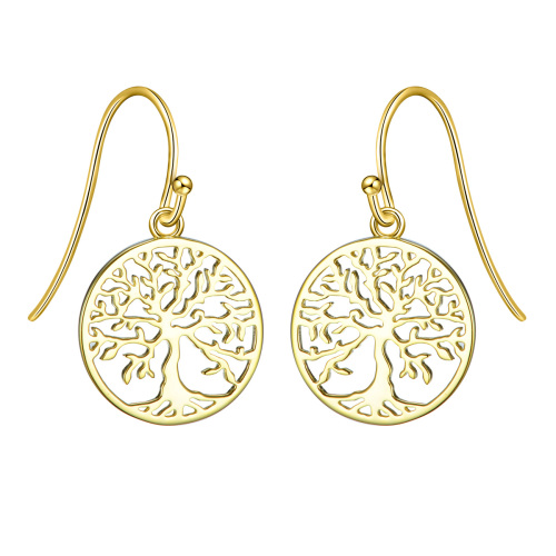 tree of life hook earrings