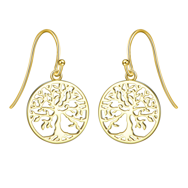 tree of life hook earrings