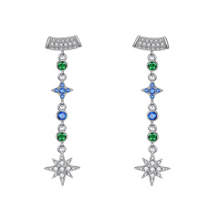 Twinkling star stud earrings