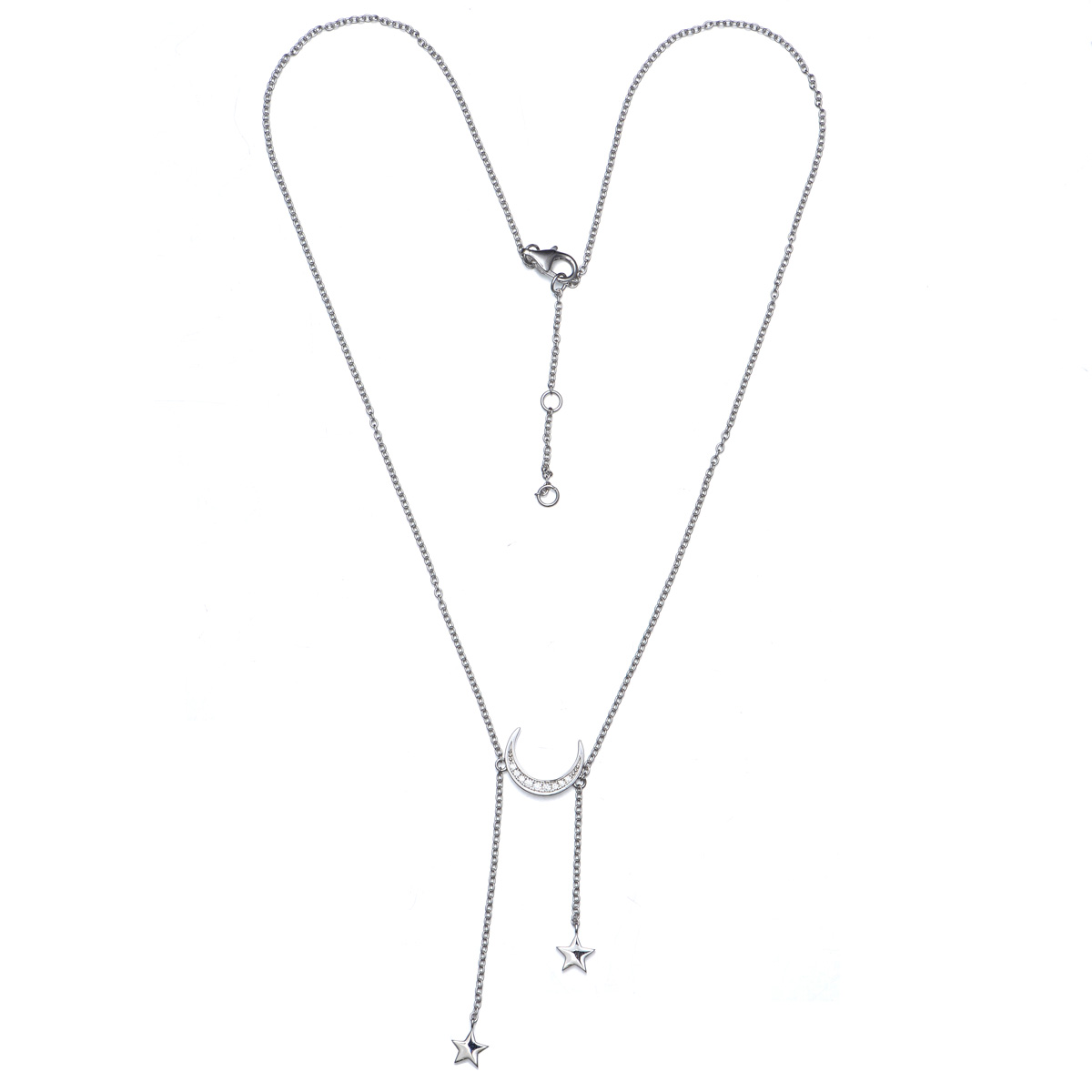moon and star necklace
