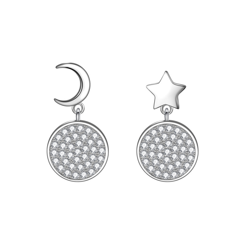star and moon earrings