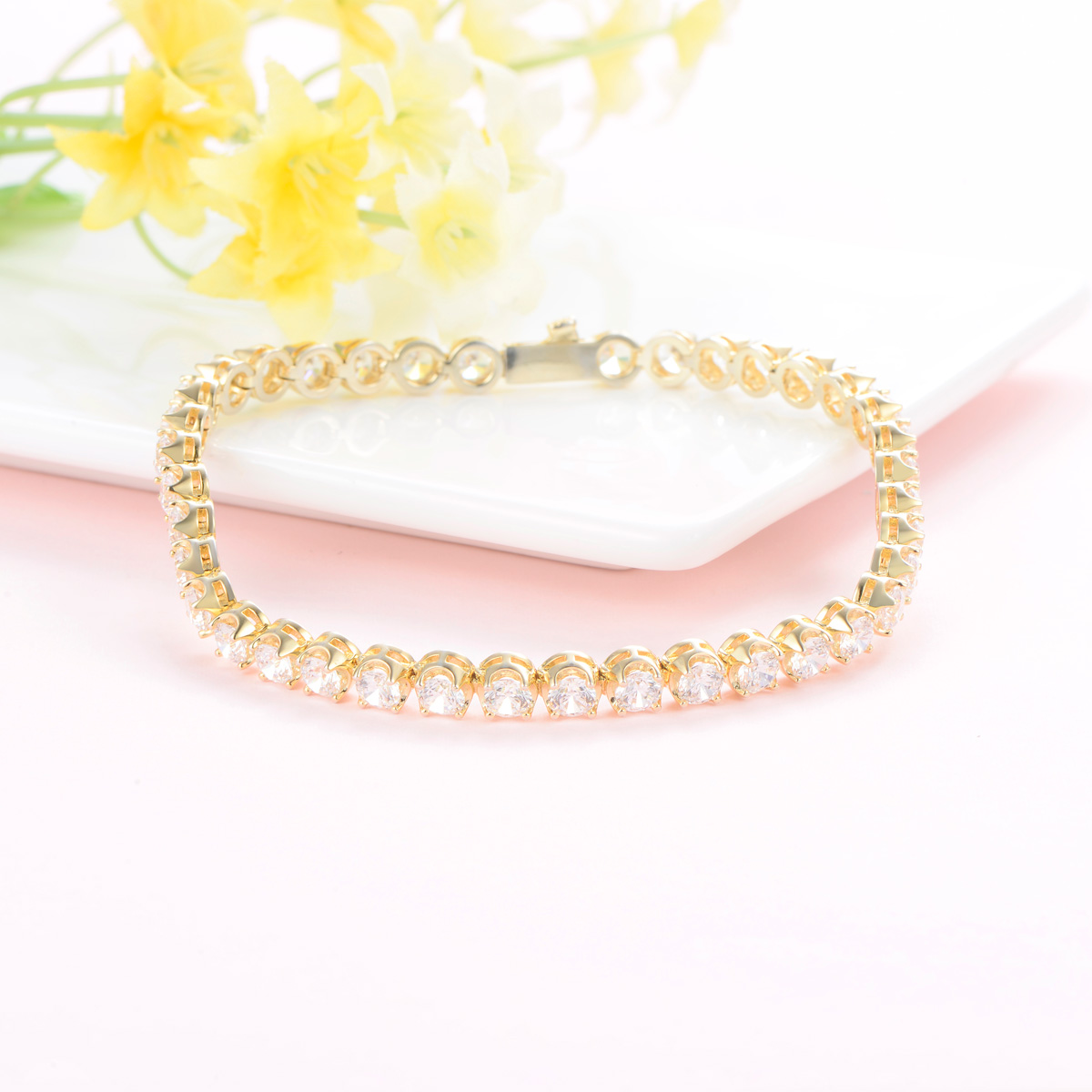 4mm AAA CZ Tennis Bracelet