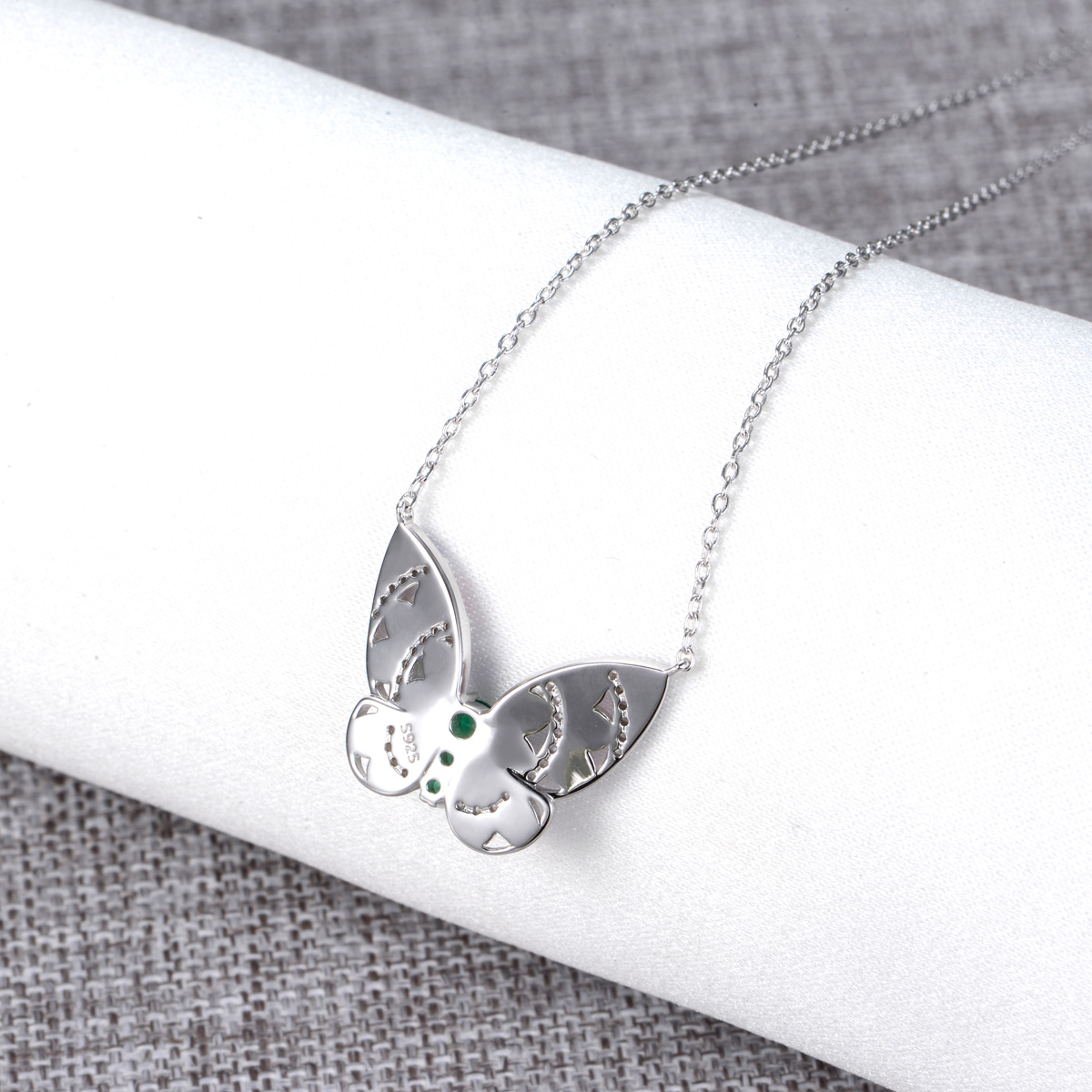 colorful butterfly necklace