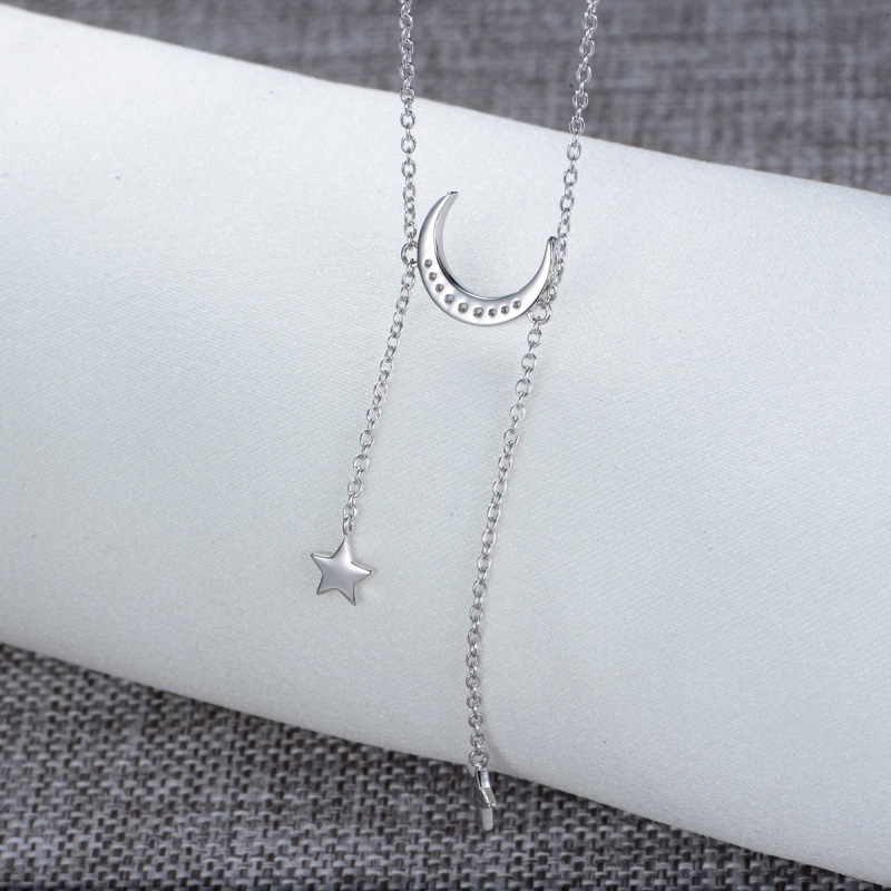 moon and star necklace