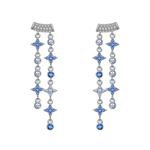 Twinkling star stud earrings