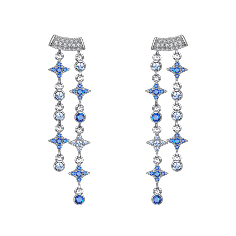 Twinkling star stud earrings
