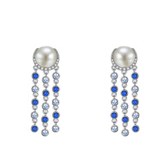 Pearl Shooting Star Earrings