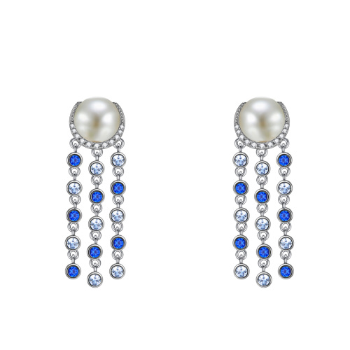 Pearl Shooting Star Earrings