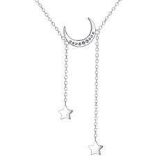 moon and star necklace