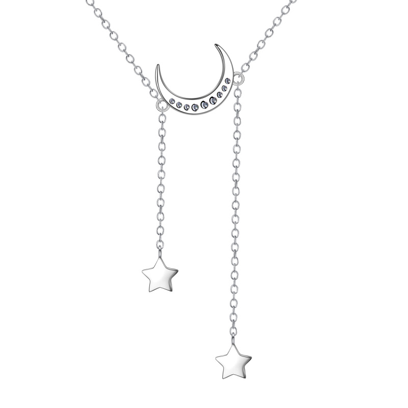 moon and star necklace