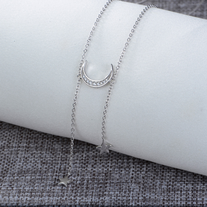 moon and star necklace