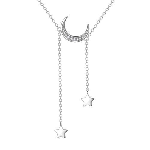 moon and star necklace