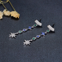 Twinkling star stud earrings