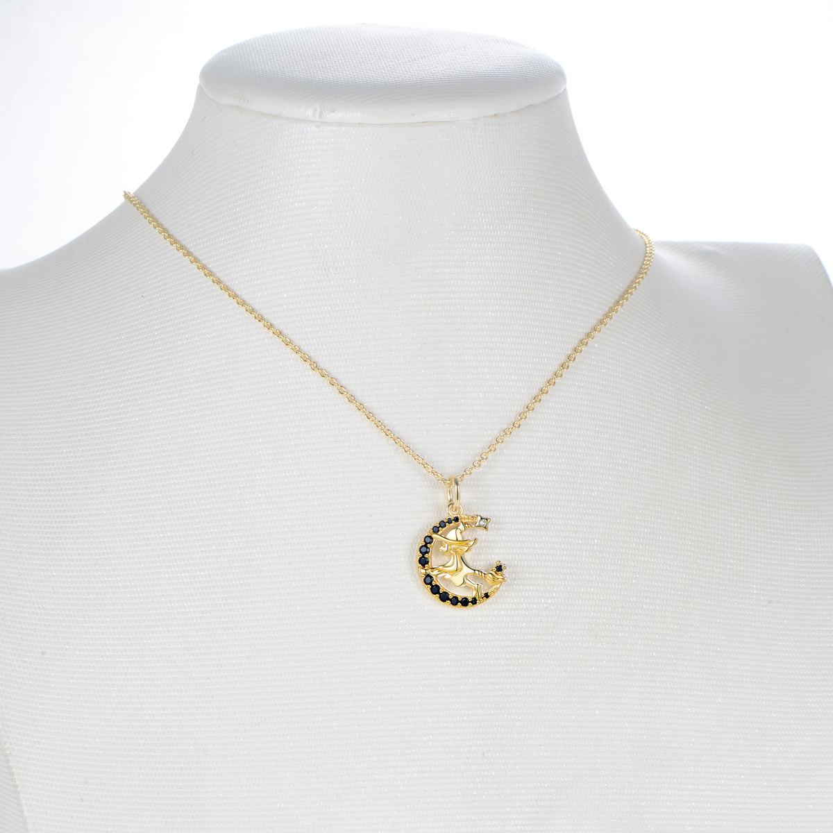 The Flying Witch Pendant Necklace