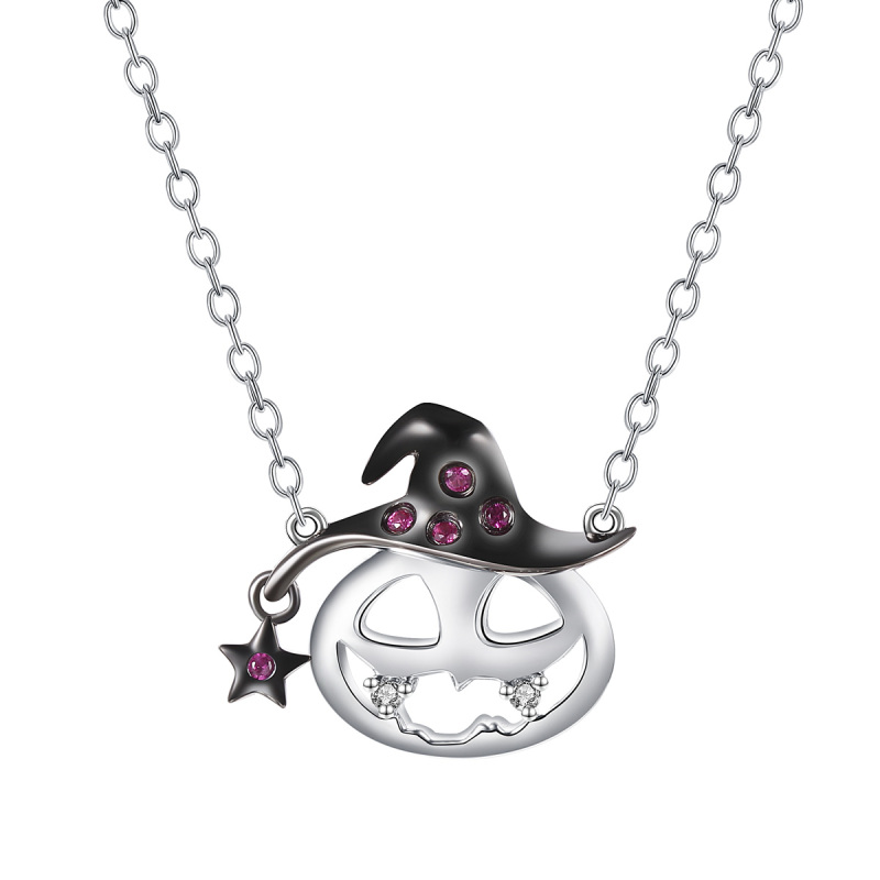 Magic Pumpkin Ghost Necklace
