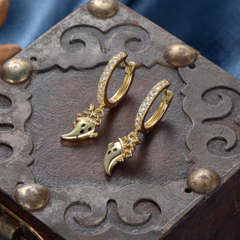 Ghost King Earrings