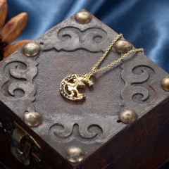 The Flying Witch Pendant Necklace