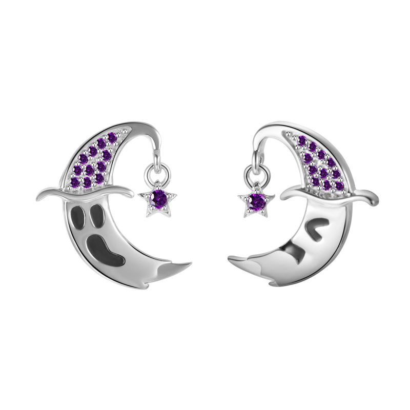 The Ghost of the Moon Wizard Earrings