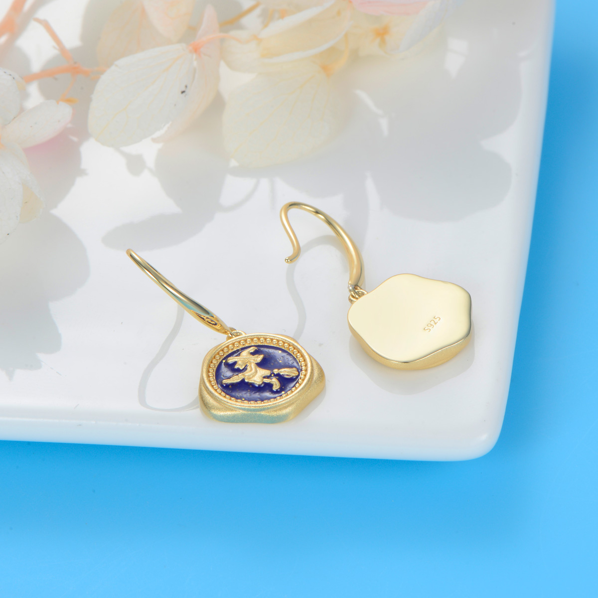witch hook earrings