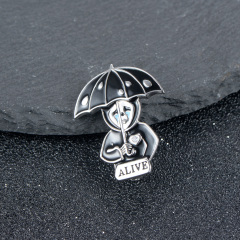 Alive Ghost Brooch
