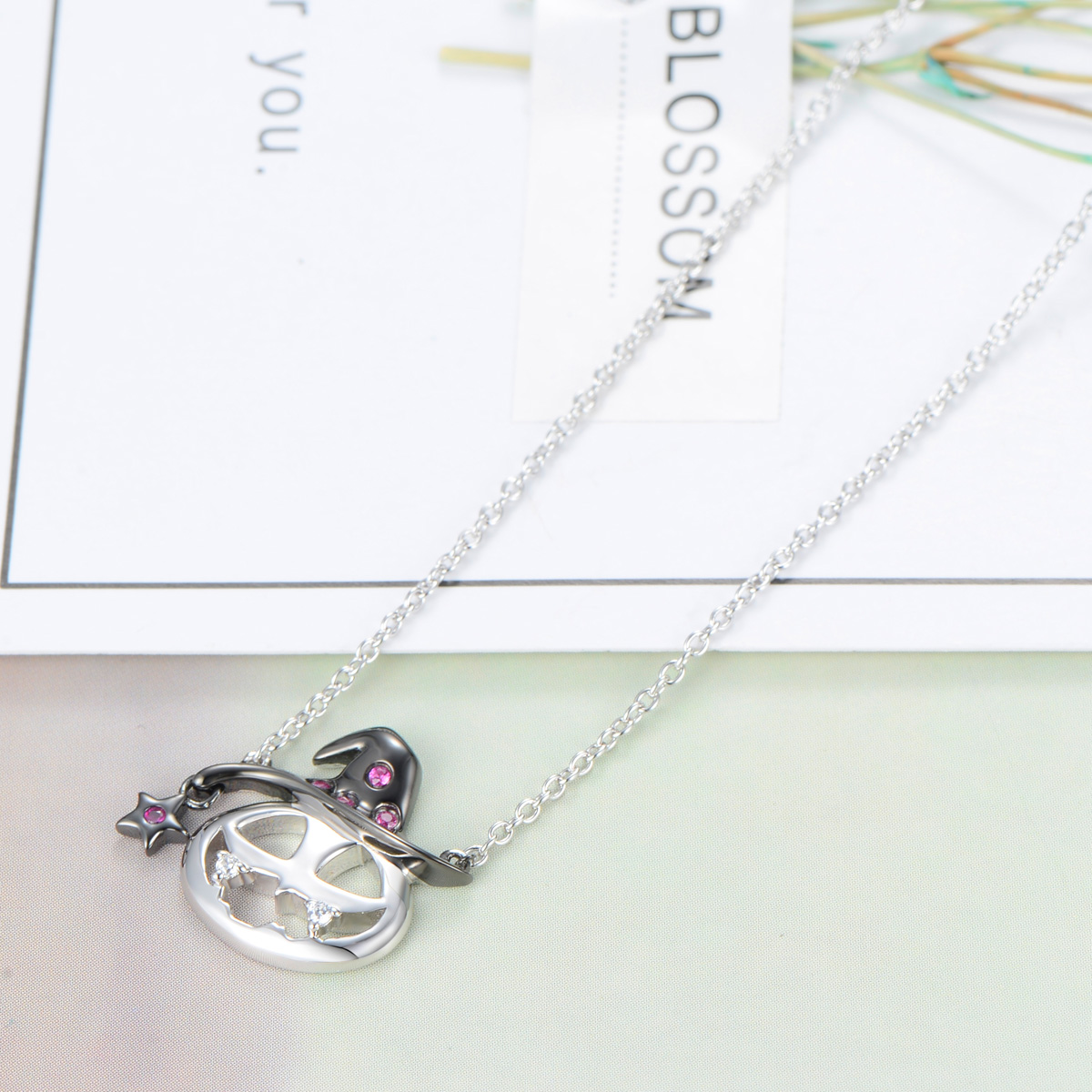 Magic Pumpkin Ghost Necklace