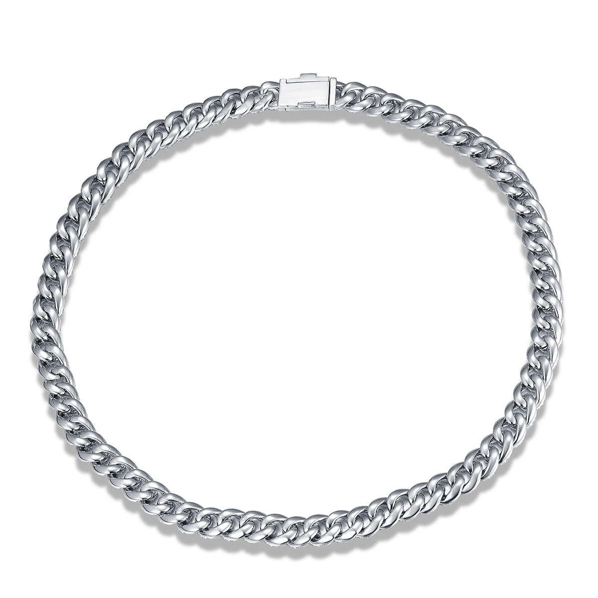 Cuban Link Chain Iced Out Necklace 10mm