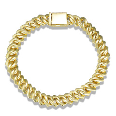 Iced out cuban link chain necklace 18mm