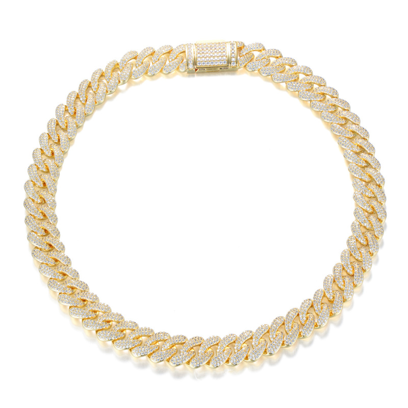 14mm Cuban Link Chain 18K Gold Plated