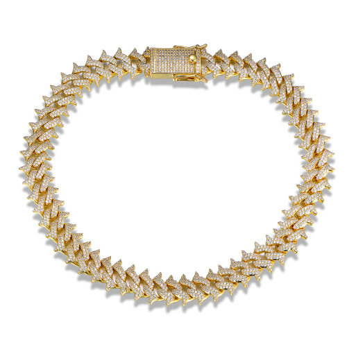 14K Gold Plated Cuban Link Chain 15mm