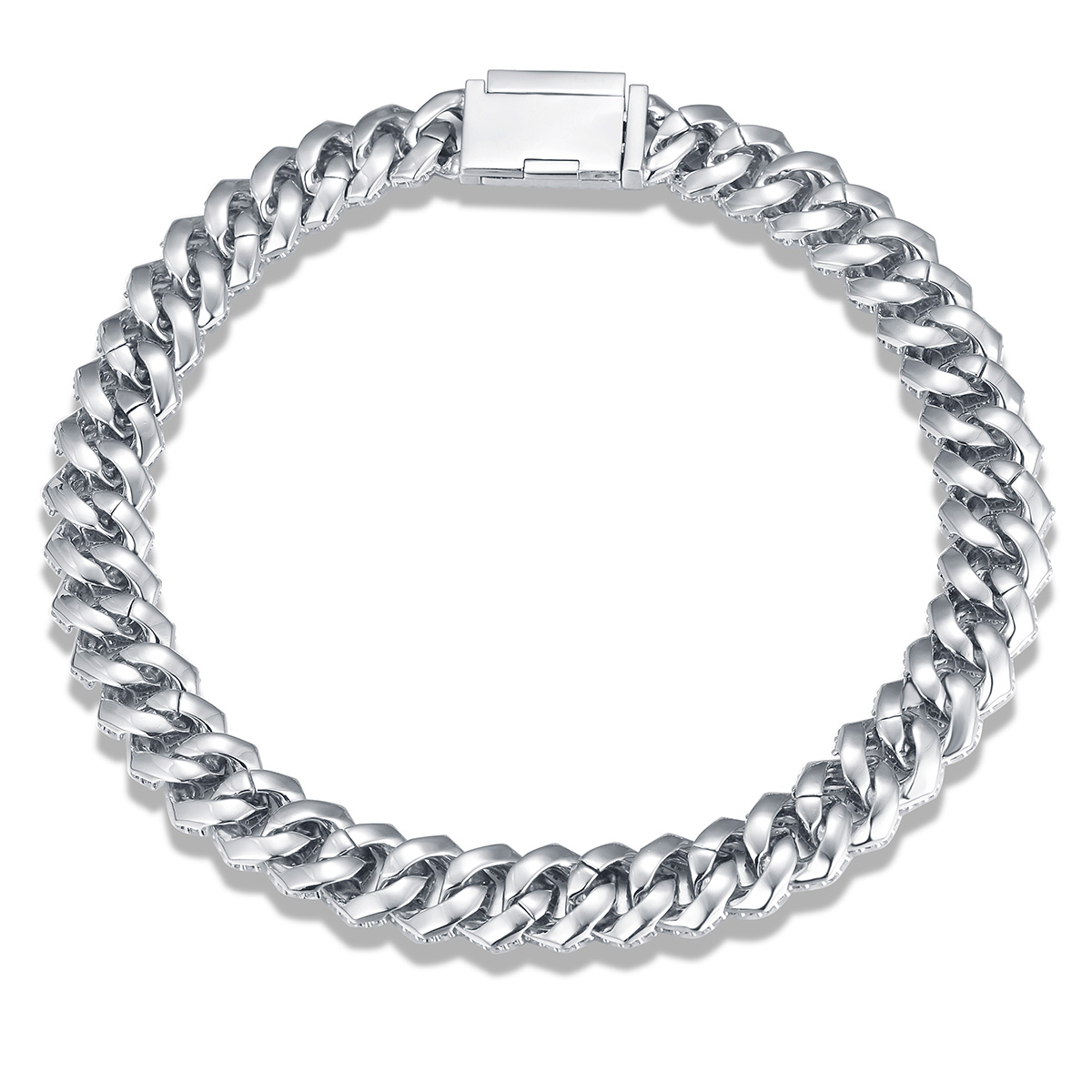 19mm Cuban Link Chain Necklace AAA CZ