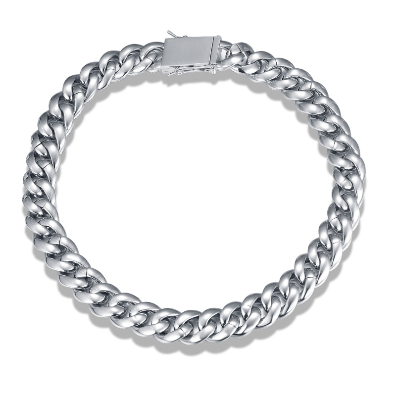 Cuban Link Chain Iced Out Necklace 18mm