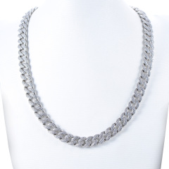 Cuban Link Chain Iced Out Necklace 10mm