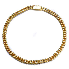 Cuban Link Chain 14K Gold Plated 12mm