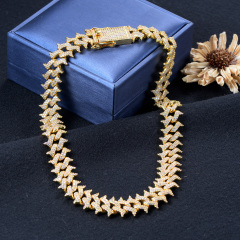 14K Gold Plated Cuban Link Chain 15mm