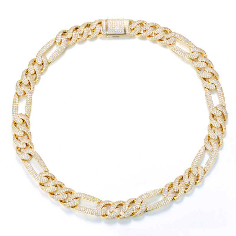 18K Gold Plated Cuban Link Chain 13mm