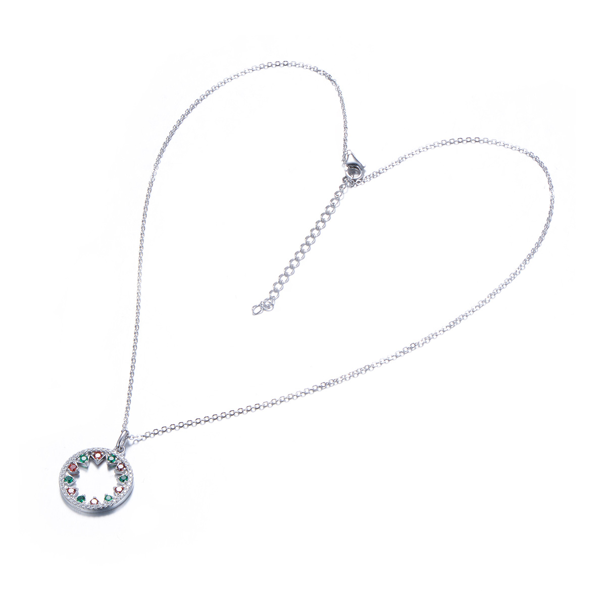 Christmas amusement park ferris wheel pendant necklace