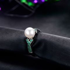 Christmas Pearl Ring