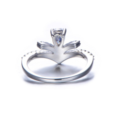Christmas trees CZ ring