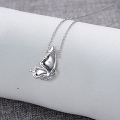enamel butterfly necklace
