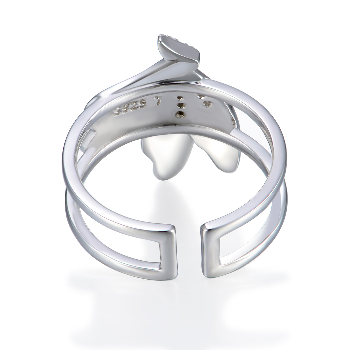 enamel butterfly ring