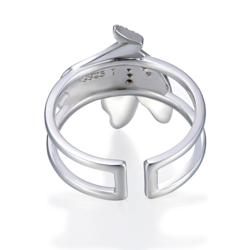 enamel butterfly ring