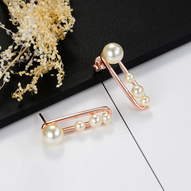 pearl studs earrings