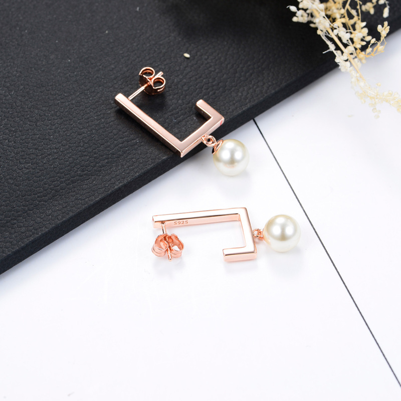 pearl studs earrings