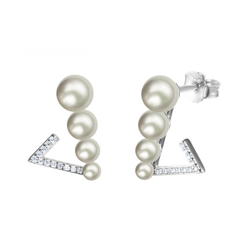 pearl studs earrings
