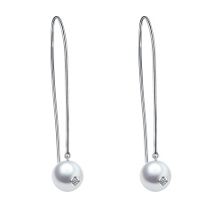 Pearl hook earrings