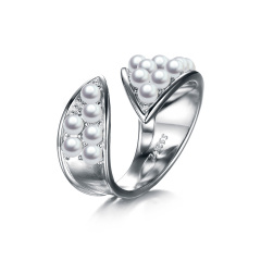 Pearl Open Ring