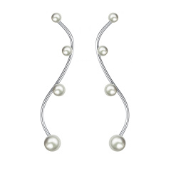 Pearl studs earrings