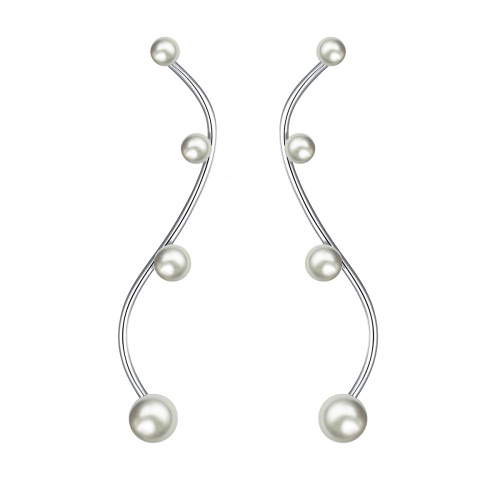 Pearl studs earrings